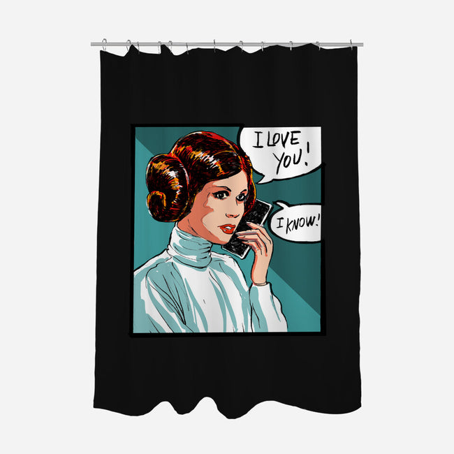 The Phone Call-None-Polyester-Shower Curtain-kharmazero