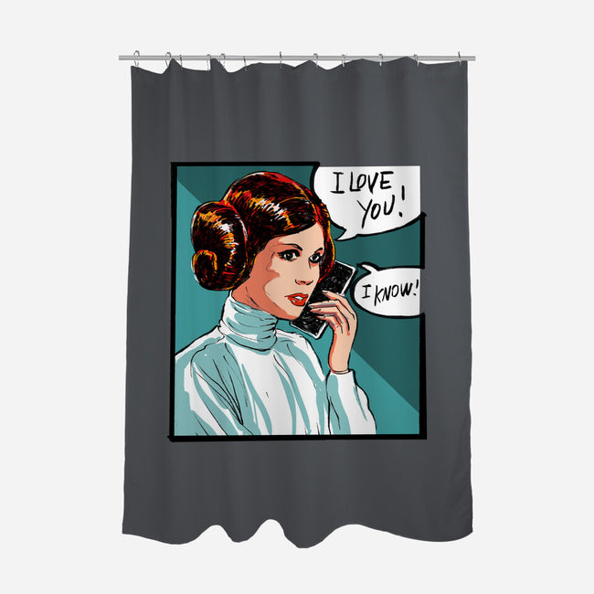 The Phone Call-None-Polyester-Shower Curtain-kharmazero
