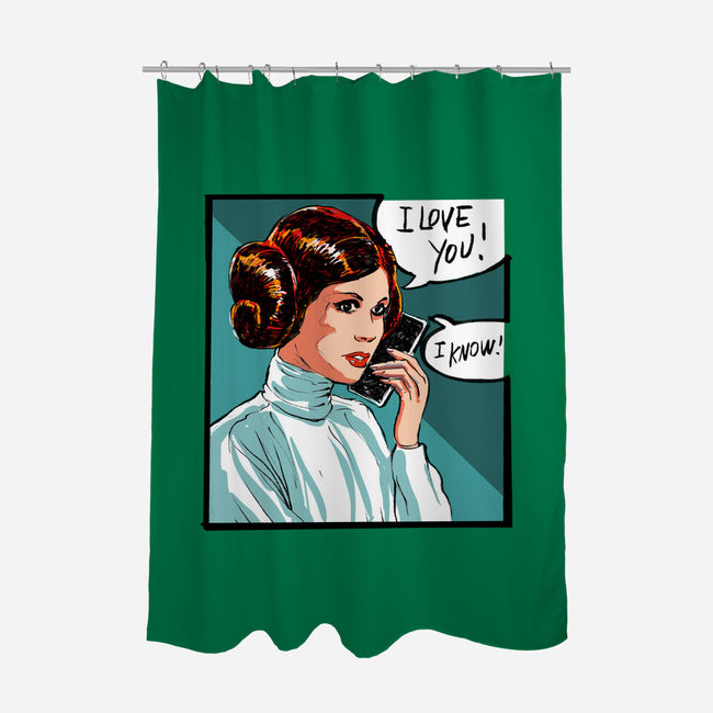 The Phone Call-None-Polyester-Shower Curtain-kharmazero