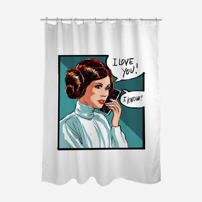 The Phone Call-None-Polyester-Shower Curtain-kharmazero