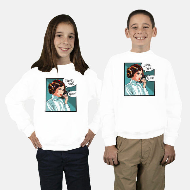 The Phone Call-Youth-Crew Neck-Sweatshirt-kharmazero