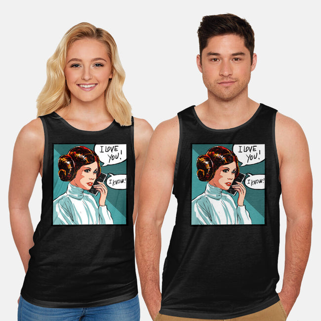 The Phone Call-Unisex-Basic-Tank-kharmazero