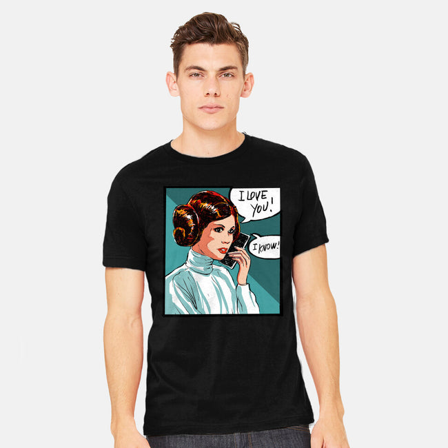 The Phone Call-Mens-Heavyweight-Tee-kharmazero