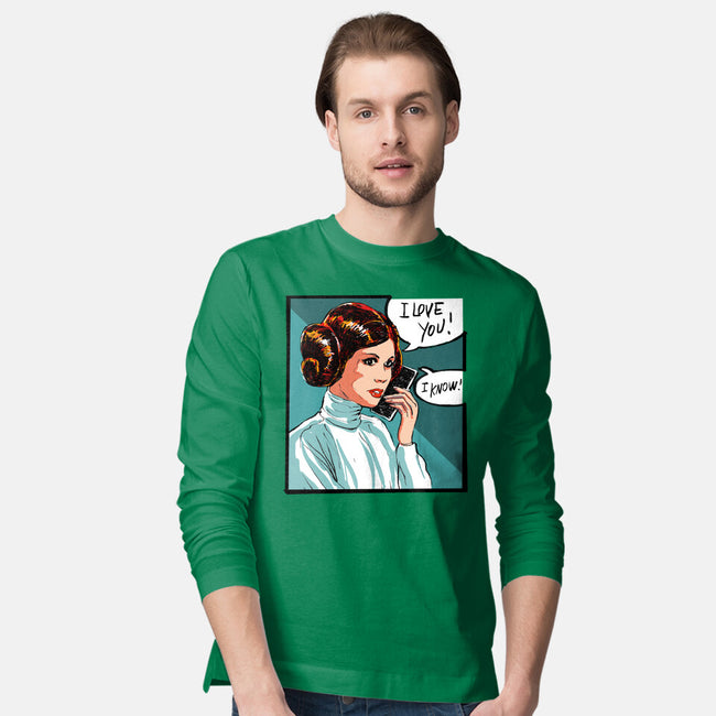 The Phone Call-Mens-Long Sleeved-Tee-kharmazero