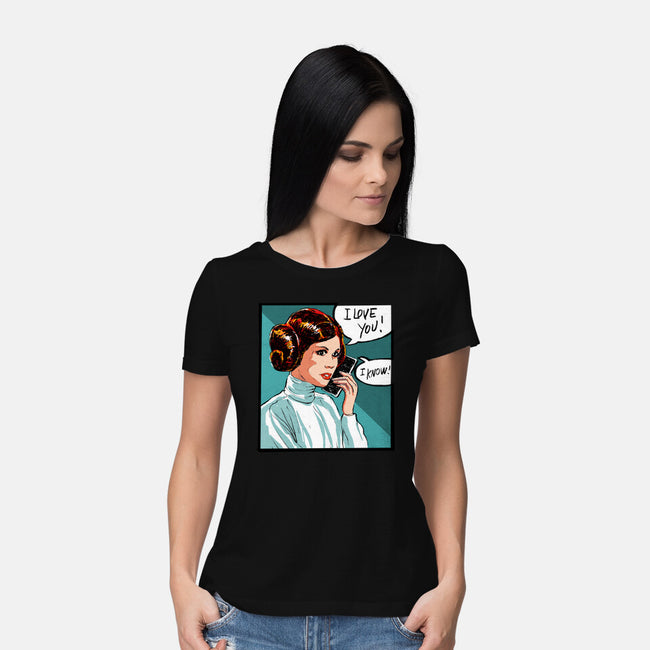 The Phone Call-Womens-Basic-Tee-kharmazero