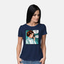 The Phone Call-Womens-Basic-Tee-kharmazero