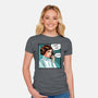 The Phone Call-Womens-Fitted-Tee-kharmazero