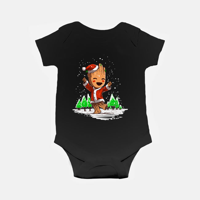 I Am Santa-Baby-Basic-Onesie-kharmazero