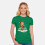 I Am Santa-Womens-Fitted-Tee-kharmazero