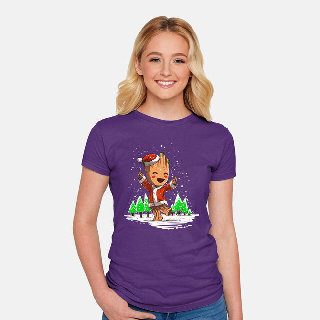 I Am Santa-Womens-Fitted-Tee-kharmazero