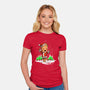 I Am Santa-Womens-Fitted-Tee-kharmazero
