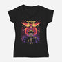 Cursed Path-Womens-V-Neck-Tee-Sketchdemao
