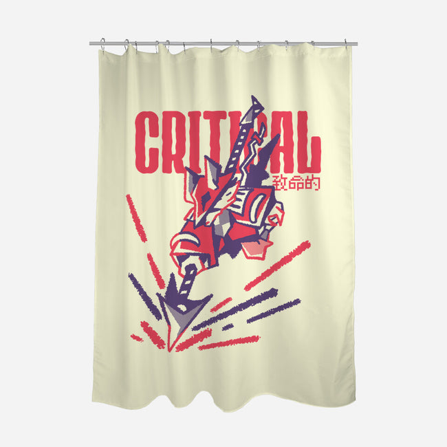 Critical-None-Polyester-Shower Curtain-Sketchdemao