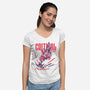 Critical-Womens-V-Neck-Tee-Sketchdemao
