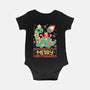 Merry Christmasaurus-Baby-Basic-Onesie-NemiMakeit
