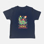 Merry Christmasaurus-Baby-Basic-Tee-NemiMakeit