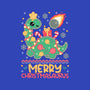 Merry Christmasaurus-Youth-Crew Neck-Sweatshirt-NemiMakeit
