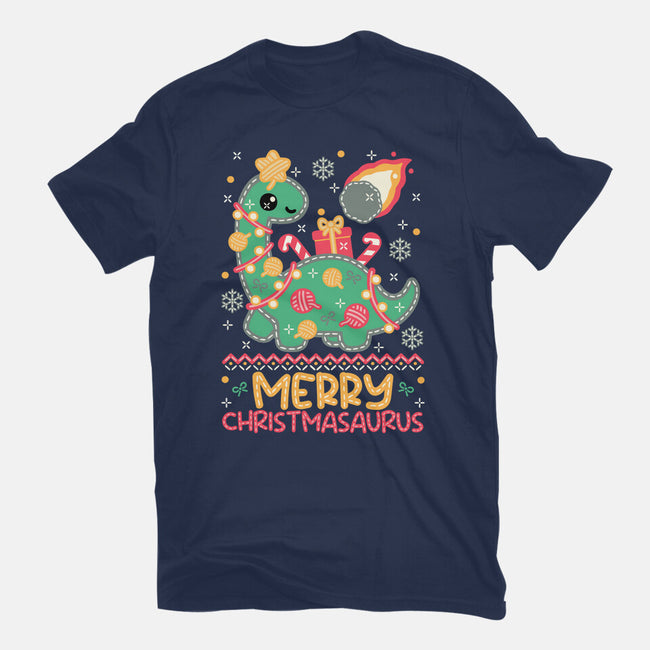 Merry Christmasaurus-Mens-Heavyweight-Tee-NemiMakeit