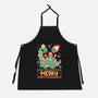 Merry Christmasaurus-Unisex-Kitchen-Apron-NemiMakeit