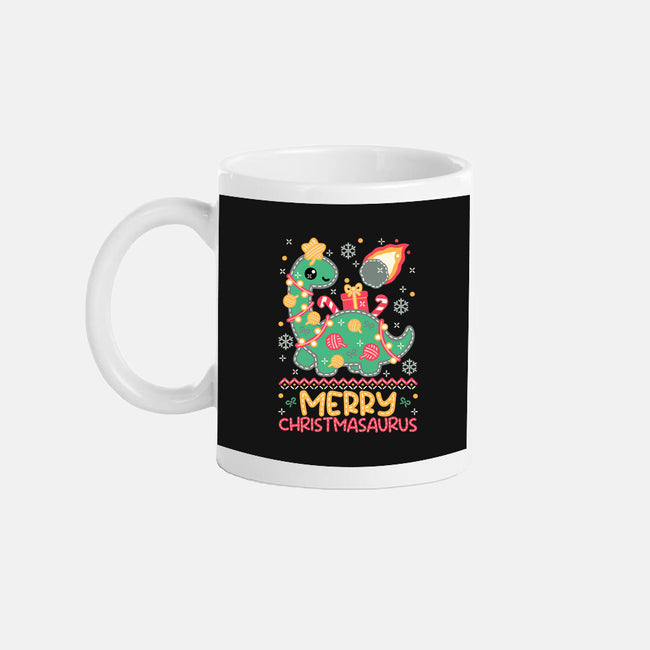 Merry Christmasaurus-None-Mug-Drinkware-NemiMakeit