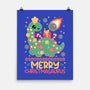 Merry Christmasaurus-None-Matte-Poster-NemiMakeit