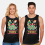 Merry Christmasaurus-Unisex-Basic-Tank-NemiMakeit
