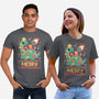 Merry Christmasaurus-Unisex-Basic-Tee-NemiMakeit