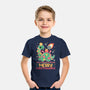 Merry Christmasaurus-Youth-Basic-Tee-NemiMakeit