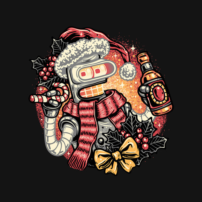 Happy Holidays Humans-Mens-Long Sleeved-Tee-glitchygorilla