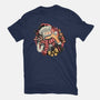 Happy Holidays Humans-Womens-Fitted-Tee-glitchygorilla