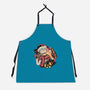 Happy Holidays Humans-Unisex-Kitchen-Apron-glitchygorilla