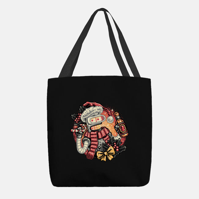 Happy Holidays Humans-None-Basic Tote-Bag-glitchygorilla