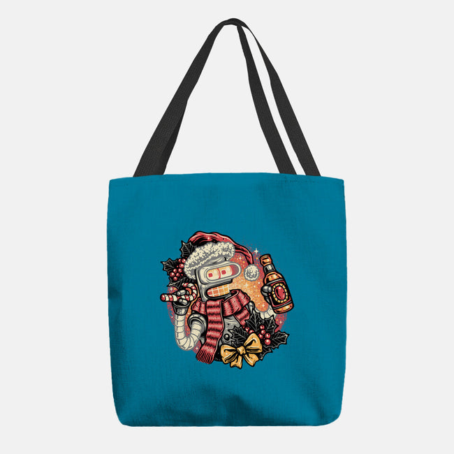 Happy Holidays Humans-None-Basic Tote-Bag-glitchygorilla