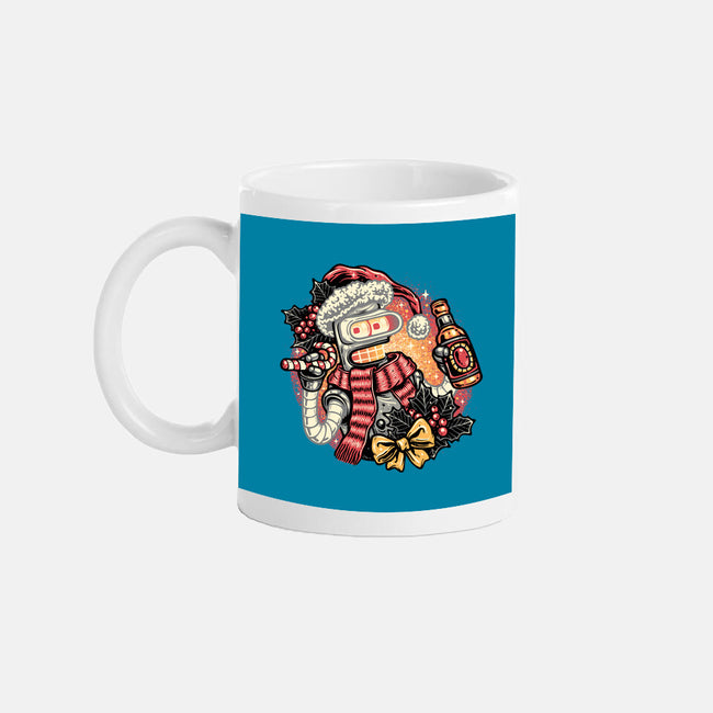 Happy Holidays Humans-None-Mug-Drinkware-glitchygorilla