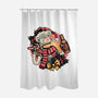 Happy Holidays Humans-None-Polyester-Shower Curtain-glitchygorilla