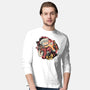 Happy Holidays Humans-Mens-Long Sleeved-Tee-glitchygorilla