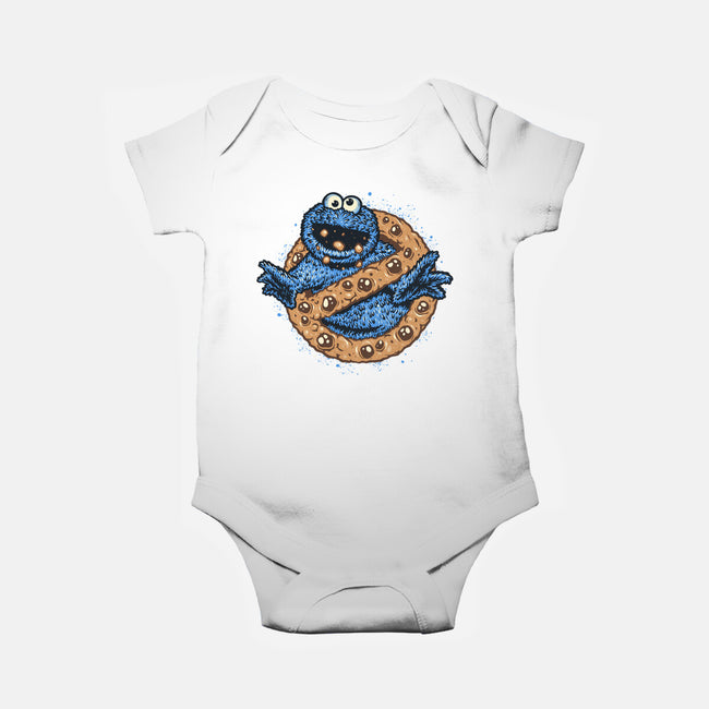 Hide The Cookies-Baby-Basic-Onesie-glitchygorilla