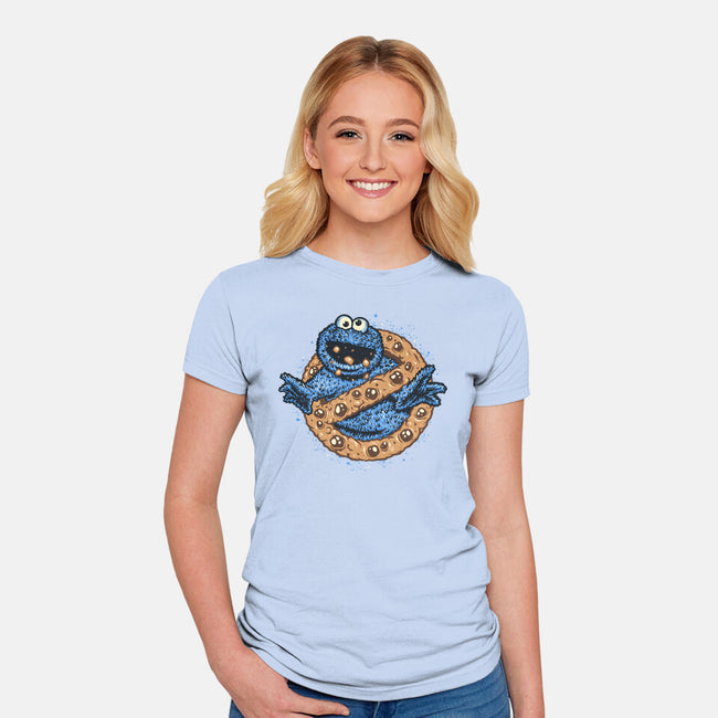 Hide The Cookies-Womens-Fitted-Tee-glitchygorilla