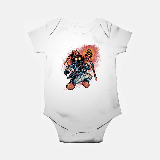 Legend Of The Black Mage-Baby-Basic-Onesie-glitchygorilla