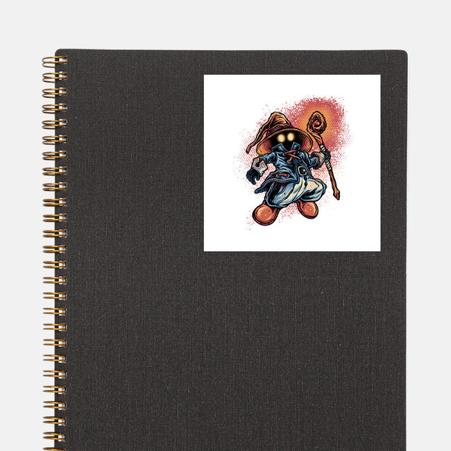 Legend Of The Black Mage-None-Glossy-Sticker-glitchygorilla