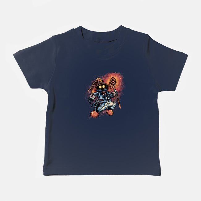 Legend Of The Black Mage-Baby-Basic-Tee-glitchygorilla