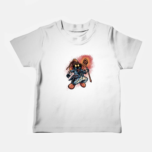 Legend Of The Black Mage-Baby-Basic-Tee-glitchygorilla