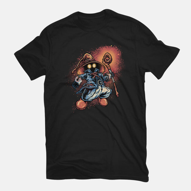 Legend Of The Black Mage-Mens-Premium-Tee-glitchygorilla