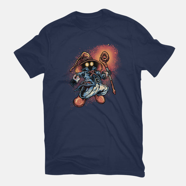 Legend Of The Black Mage-Womens-Basic-Tee-glitchygorilla
