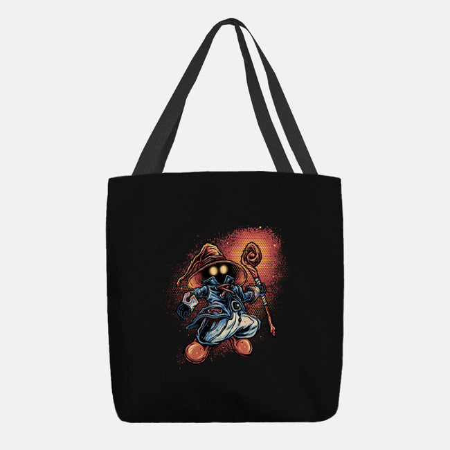 Legend Of The Black Mage-None-Basic Tote-Bag-glitchygorilla
