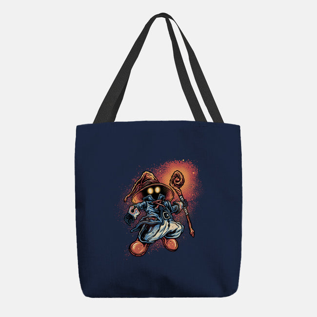 Legend Of The Black Mage-None-Basic Tote-Bag-glitchygorilla
