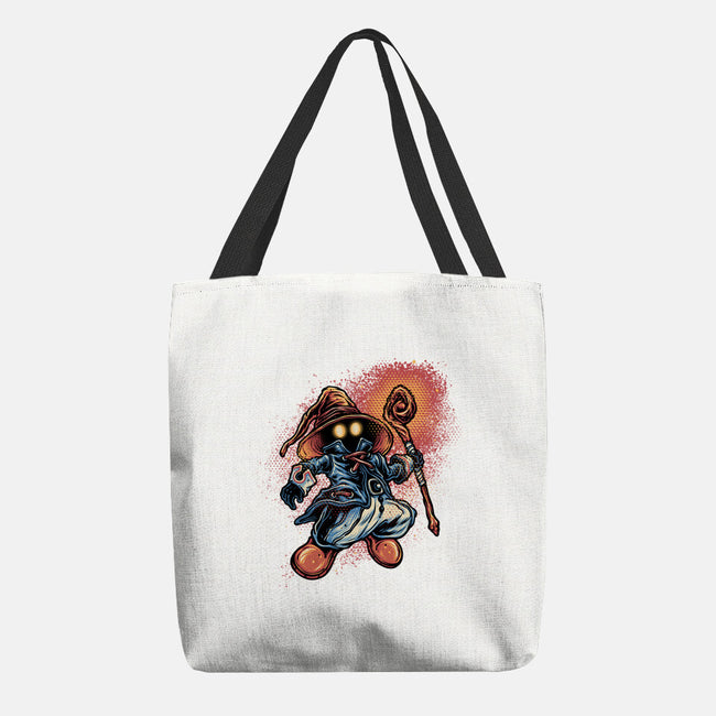 Legend Of The Black Mage-None-Basic Tote-Bag-glitchygorilla