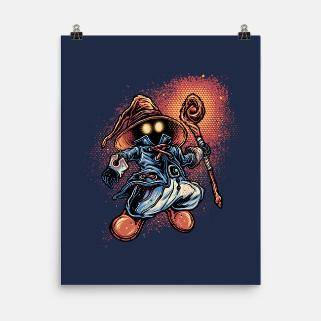 Legend Of The Black Mage-None-Matte-Poster-glitchygorilla