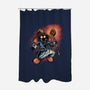 Legend Of The Black Mage-None-Polyester-Shower Curtain-glitchygorilla