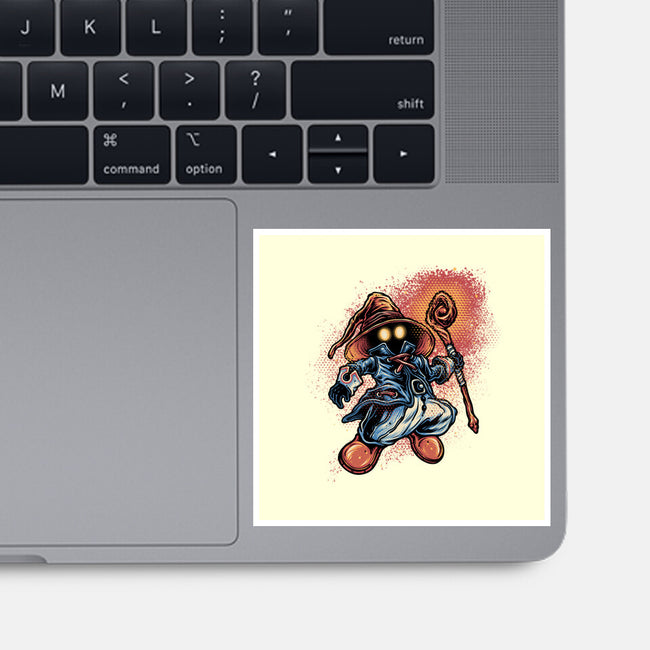 Legend Of The Black Mage-None-Glossy-Sticker-glitchygorilla